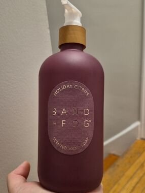 SAND + FOG Limited Edition Holiday Citrus Scented Hand Soap